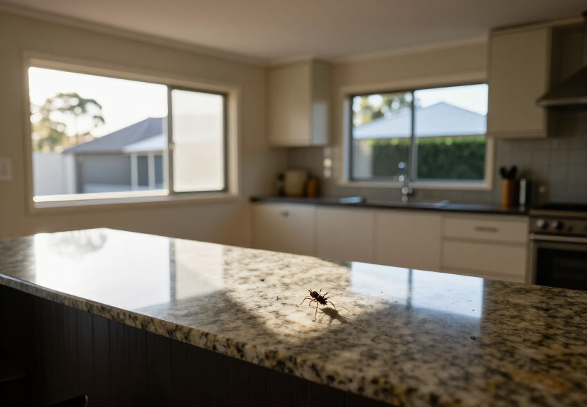 Ant-free kitchen in Little Bay after treatment